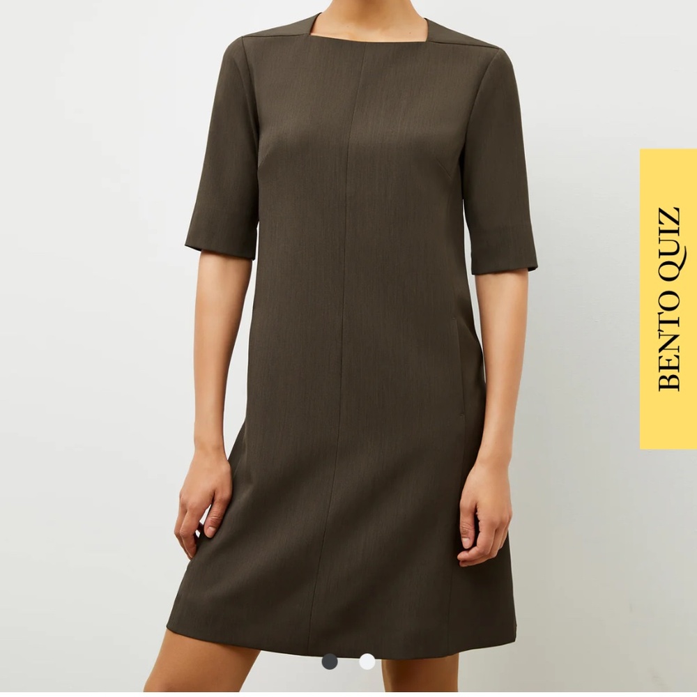 MM Lafleur green short sleeve dress